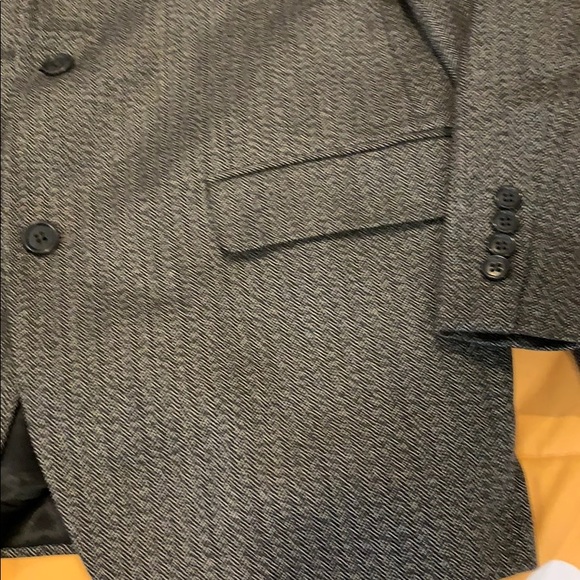 Macy’s men’s gray houndstooth oversized blazer, size 40R. - Picture 3 of 6